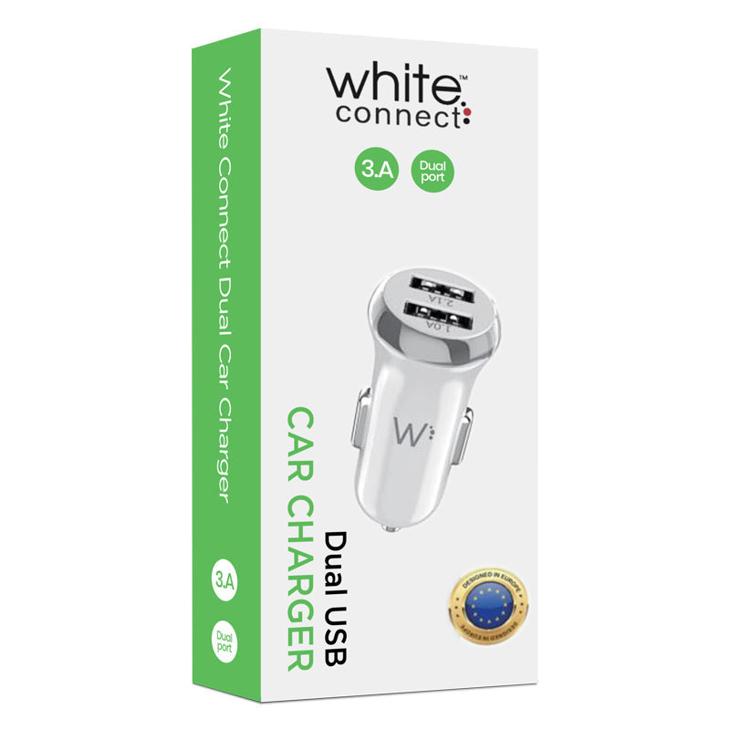 White Connect Autolader 2 Poorten USB 3A