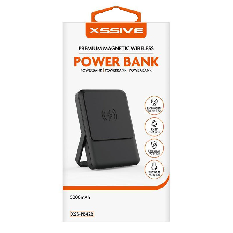 Xssive Premium Magnetische Draadloze Mini Powerbank – 5.000mAh (XSS-PB42B)