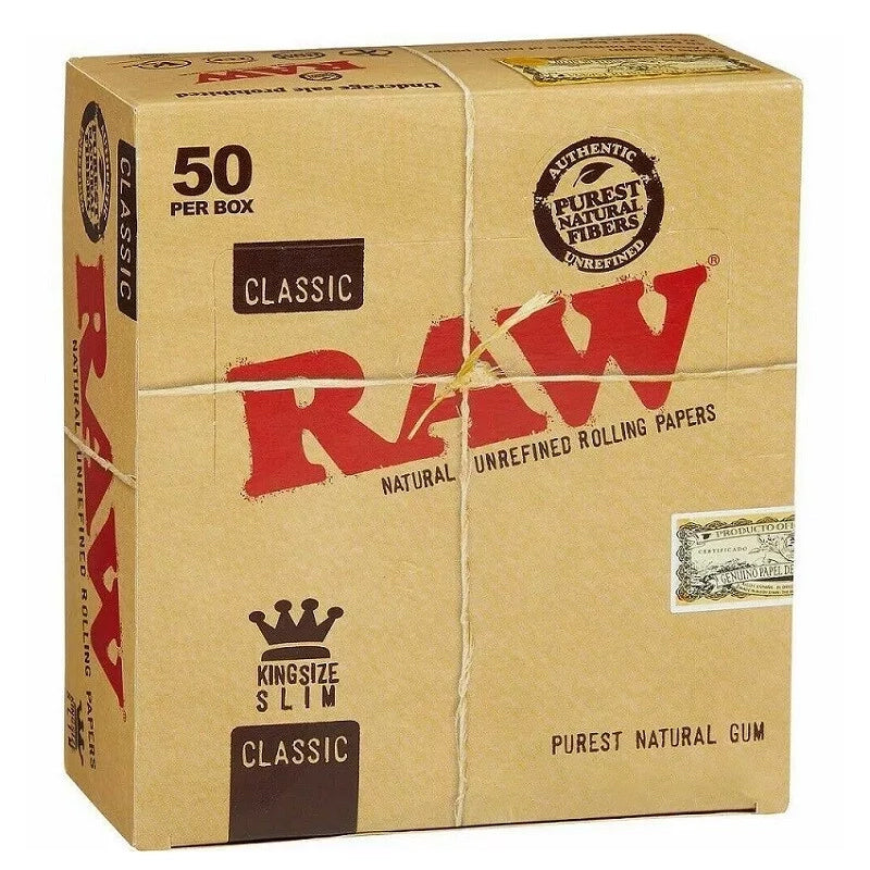 Raw Classic King Size Slim Rolling Paper