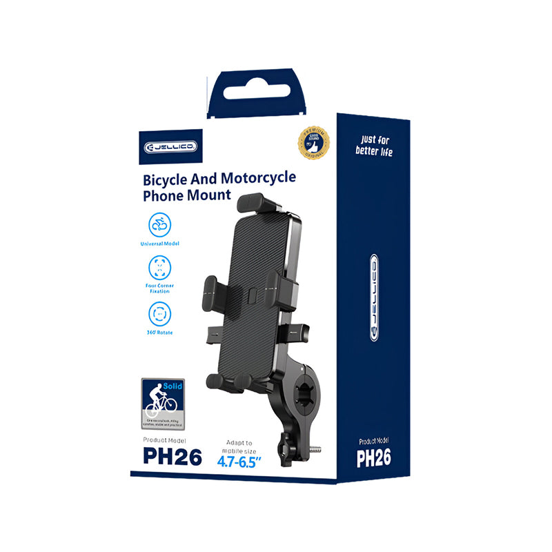 Smartphonehouder voor Fiets & Motor - Jellico PH26