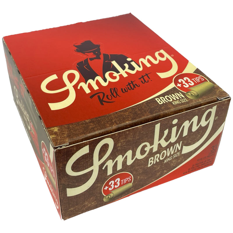 Smoking Brown King Size rolling paper + filter