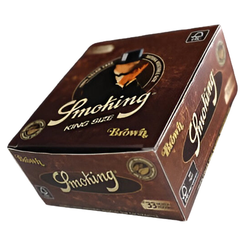 Smoking brown king size rolling papers