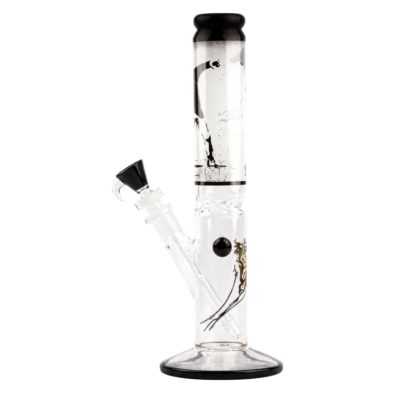 Straight Tube Bong met Percolator – Glazen Waterpijp met Filter