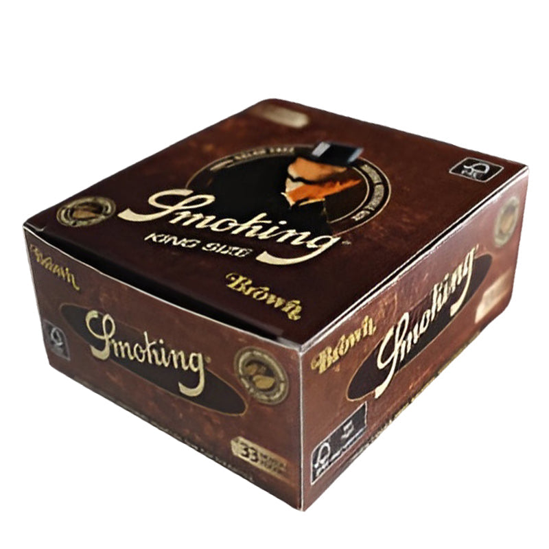 Smoking brown king size rolling papers