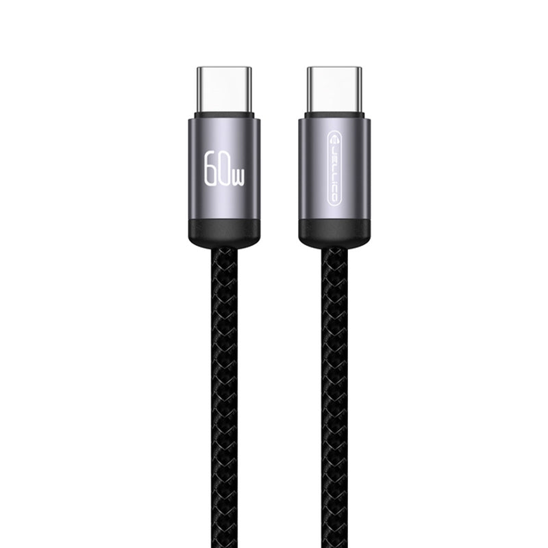 60 W PD firm braided oplaad kabel Type C to Type C B27 - Jellico