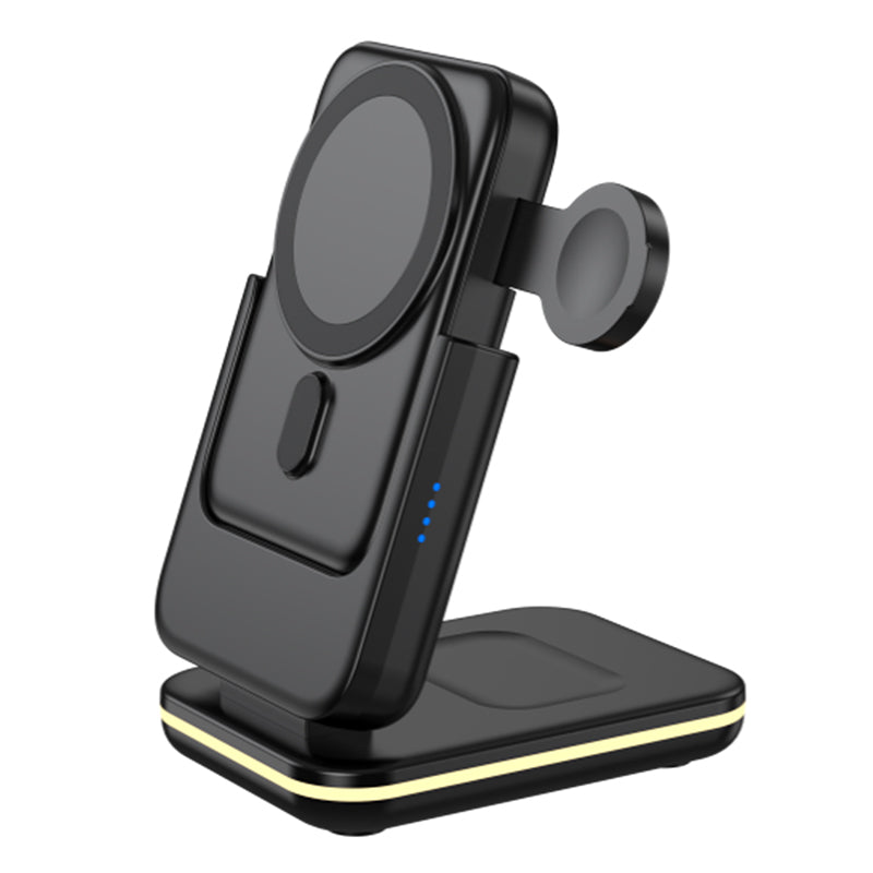 5-in-1 (fast wireless charger 3 modes, power bank 5.000mAh, phone holder) - Jellico W17