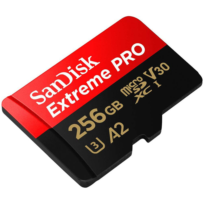 SanDisk Extreme PRO 256GB UHS-I microSDXC Kaart met Adapter - 200MB/s Leessnelheid