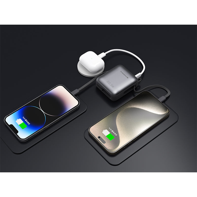 Xssive Mini Powerbank met Ingebouwde Kabel – 10.000mAh Snelladen (XSS-PB45 MINI)