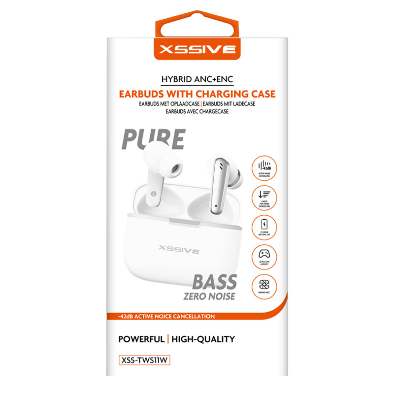 Xssive Draadloze Oordopjes – Wit (XSS-TWS11W)