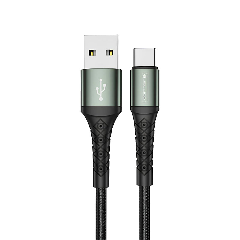 Jellico PD USB-A naar USB-C Kabel 2m – Snellaadkabel Type-C B12
