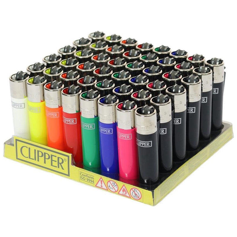 Clipper Lighters - 48 Pieces - Multiple Colors