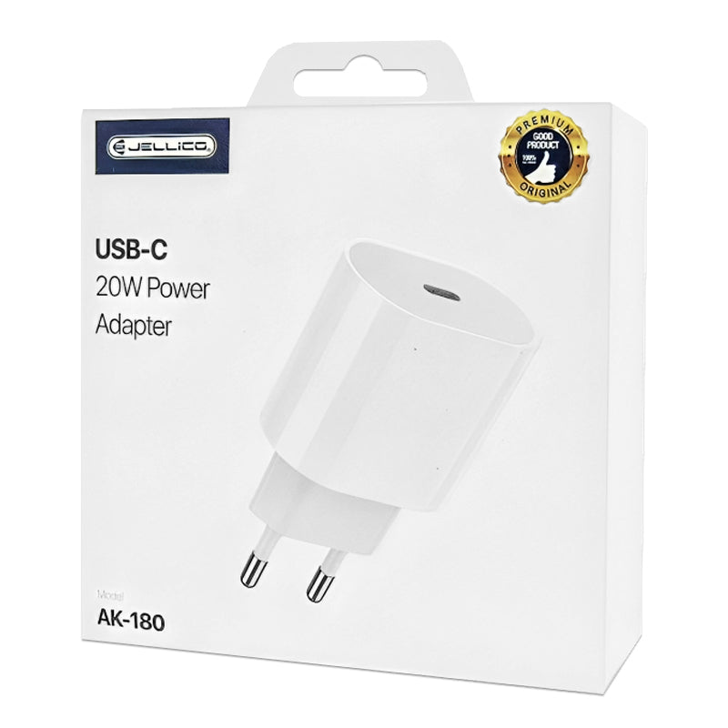 Jellico Wall charger AK180 20W (USB-C PD fast charger)