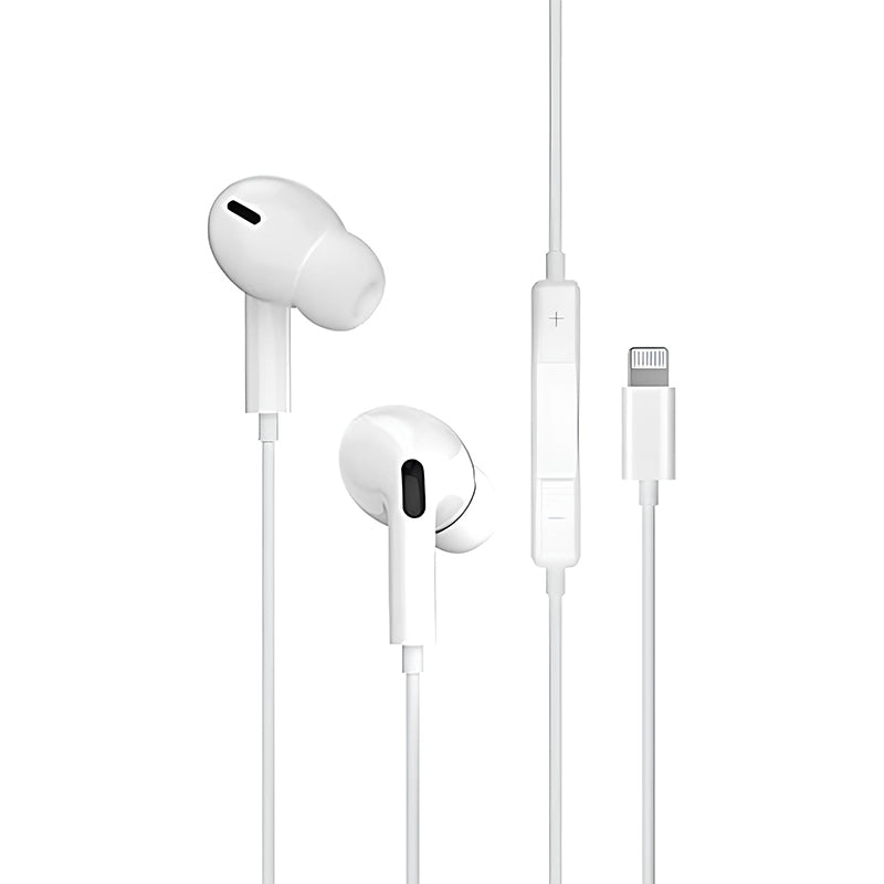 Jellico Bedrade Lightning Oordopjes – Wit X14