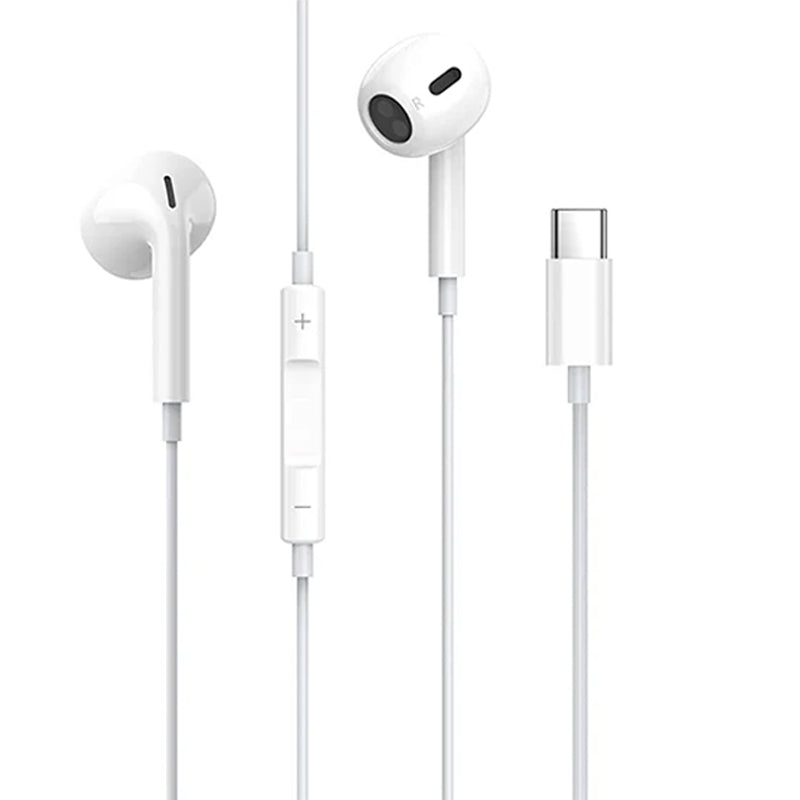 Jellico Bedrade USB-C Oordopjes – Wit X14