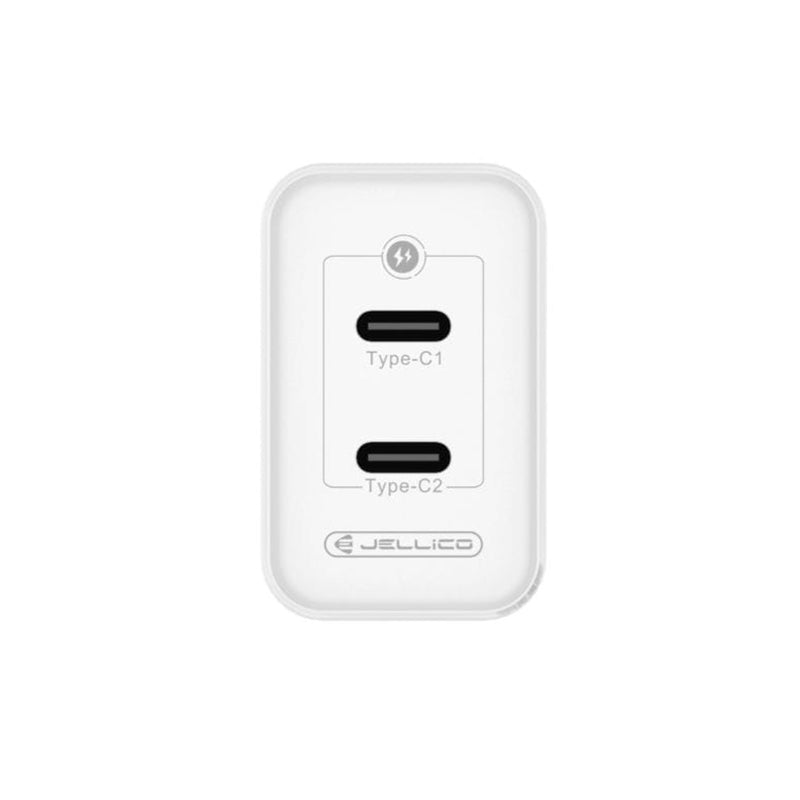 GaN PD+PD 45W 2 ports fast charging Adaptor - Jellico C106