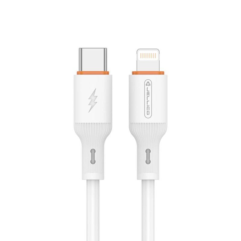 Jellico USB-C naar Lightning Kabel 30W – Wit, Model B29