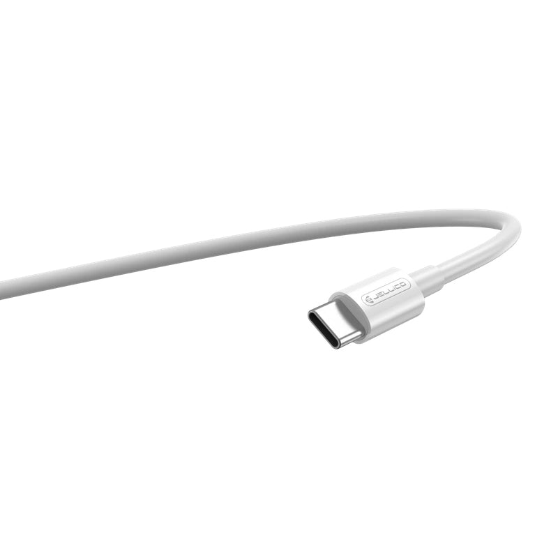 Jellico USB-C naar USB-C Kabel 2,4A – Wit, Model B1