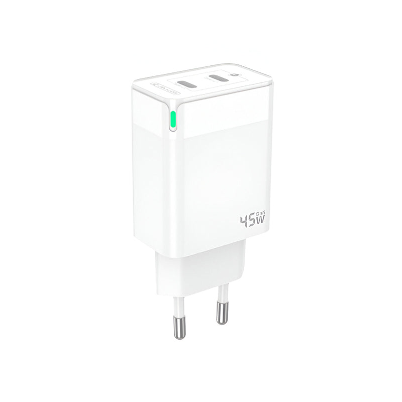 GaN PD+PD 45W 2 ports fast charging Adaptor - Jellico C106