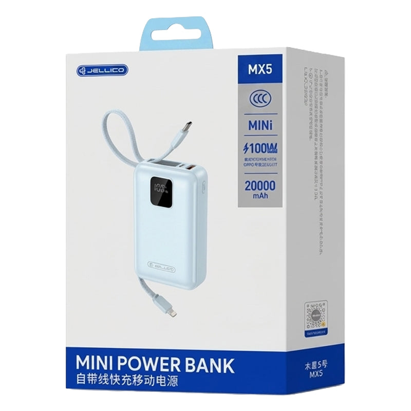 Jellico Powerbank MX5 – Blauw