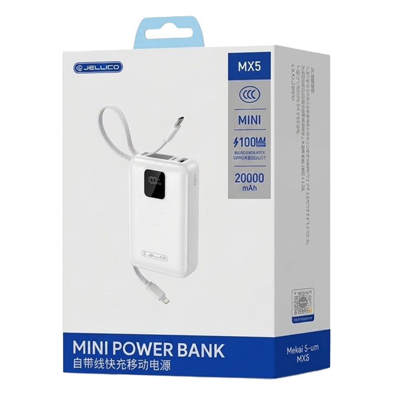 Jellico Powerbank MX5 – Wit