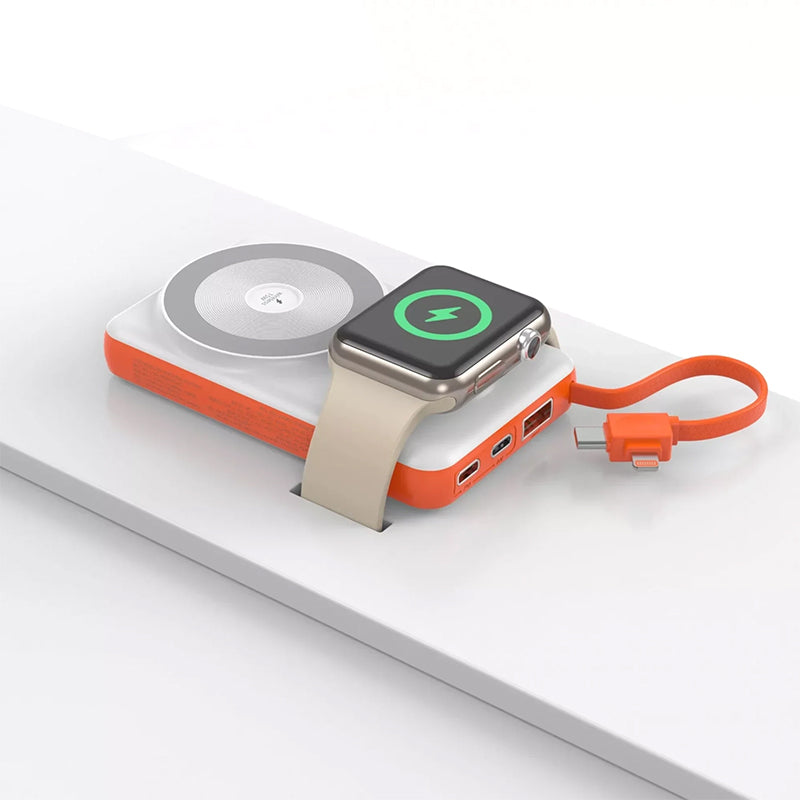 10,000 mAh Wireless charger for iPhone and iWatch -Jellico P37