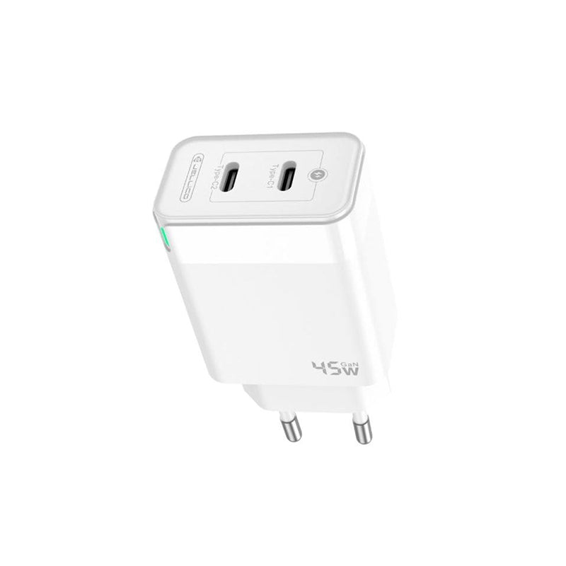 GaN PD+PD 45W 2 ports fast charging Adaptor - Jellico C106