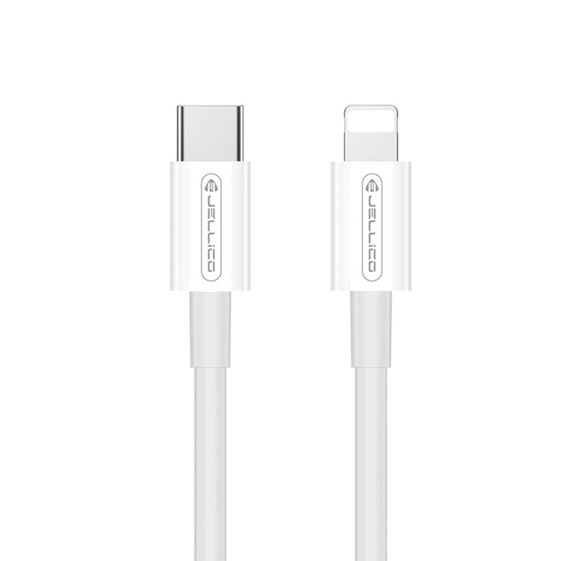 Jellico EU53 Kit – Complete 30W PD Wall Charger with USB-C Adapter & Type-C to Lightning Cable