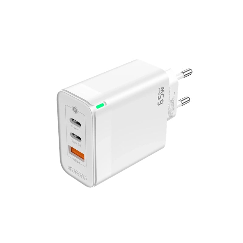 GaN PD+PD+QC 65W 3 fast ports adaptor C79 - Jellico