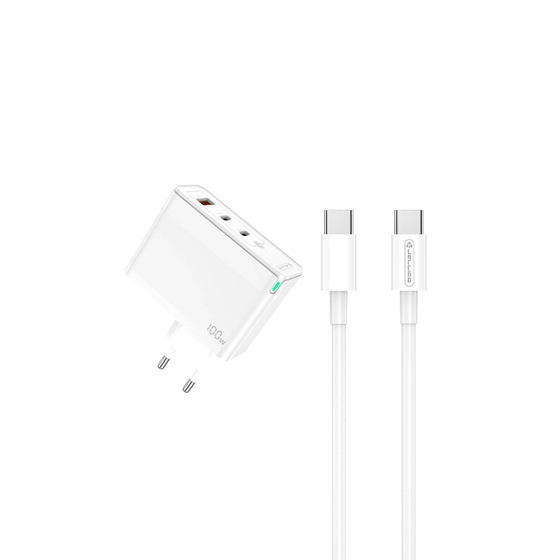 GaN PD+PD+QC 100W ( 3 ports supporting fast charger) -Jellico C118