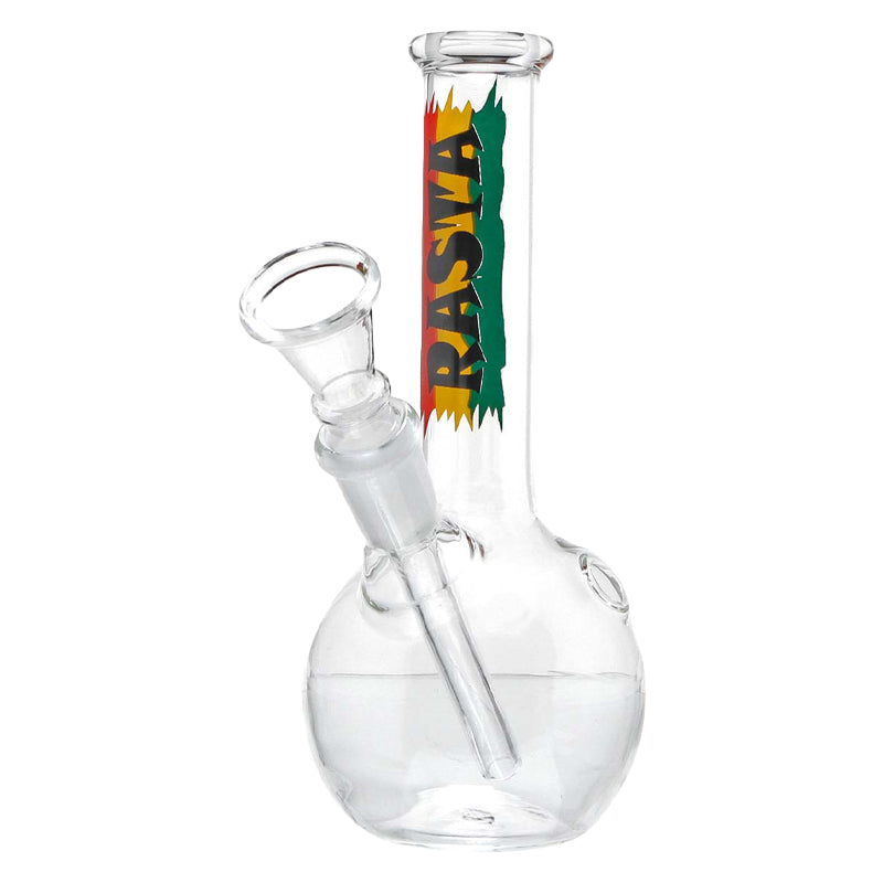 Rasta Glazen Bong – Kleurige Waterpijp in Rasta Design
