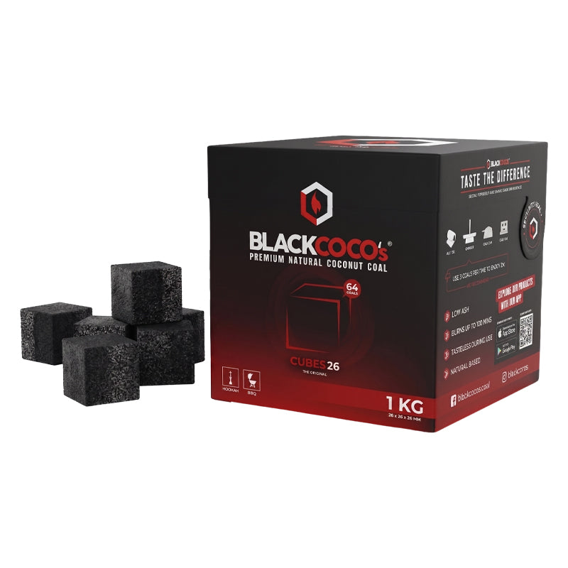 Black Coco Kokos Kooltjes 1kg – Natuurlijke Coconut Charcoal