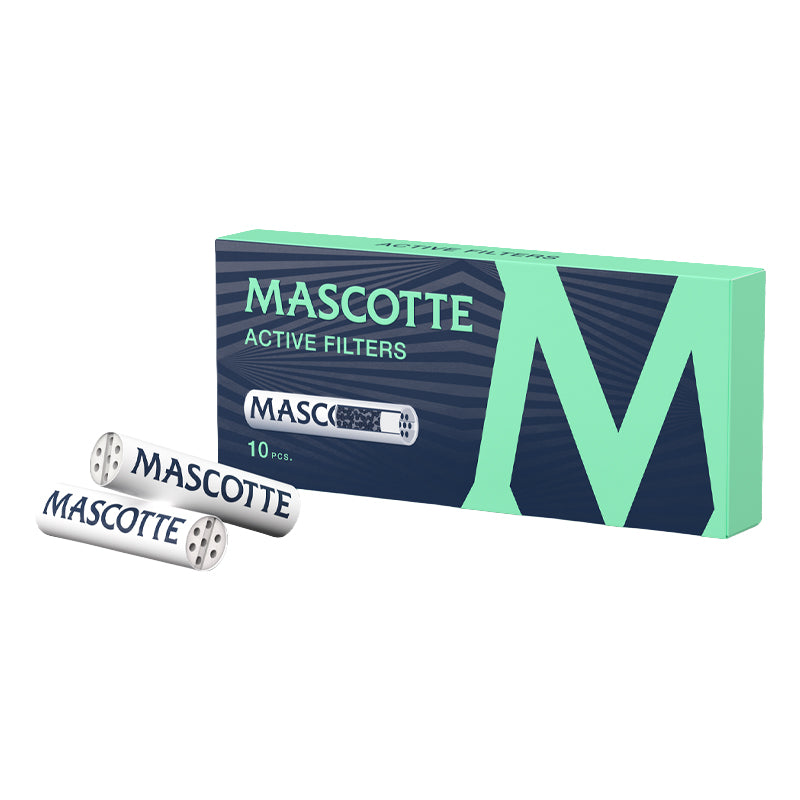 Mascotte Active Slim Filters 10mm – Voorgerolde Actieve Koolfilters