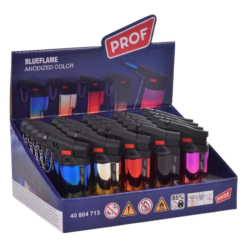 Prof Anodized Container Jet Flame Lighter