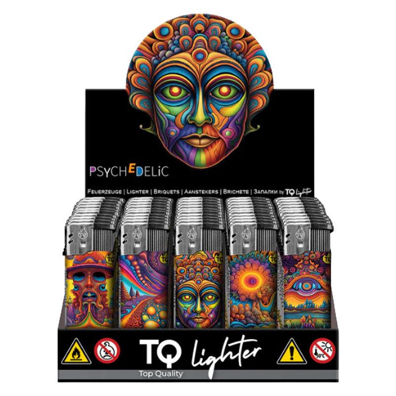 TQ Motif Lighter Psychedelic Design