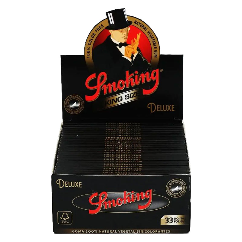 Smoking Deluxe King Size Slim Rolling Papers