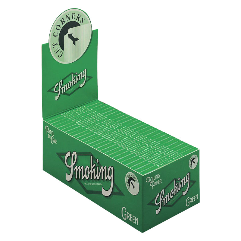 Smoking Green King Size Slim Rolling Papers