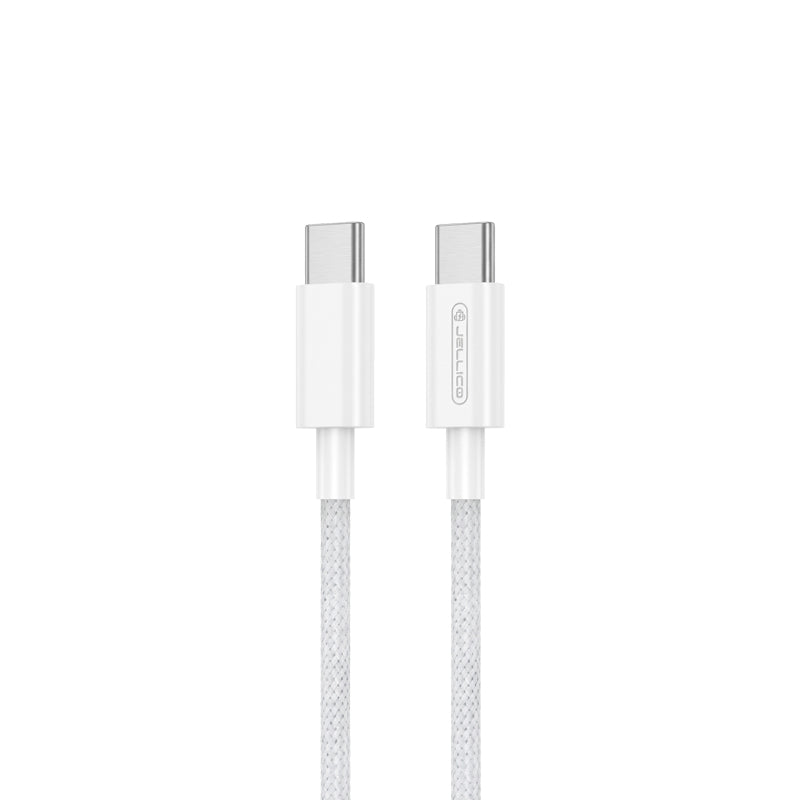 Jellico USB-C naar USB-C PD Kabel 60W – Wit, Model SX6
