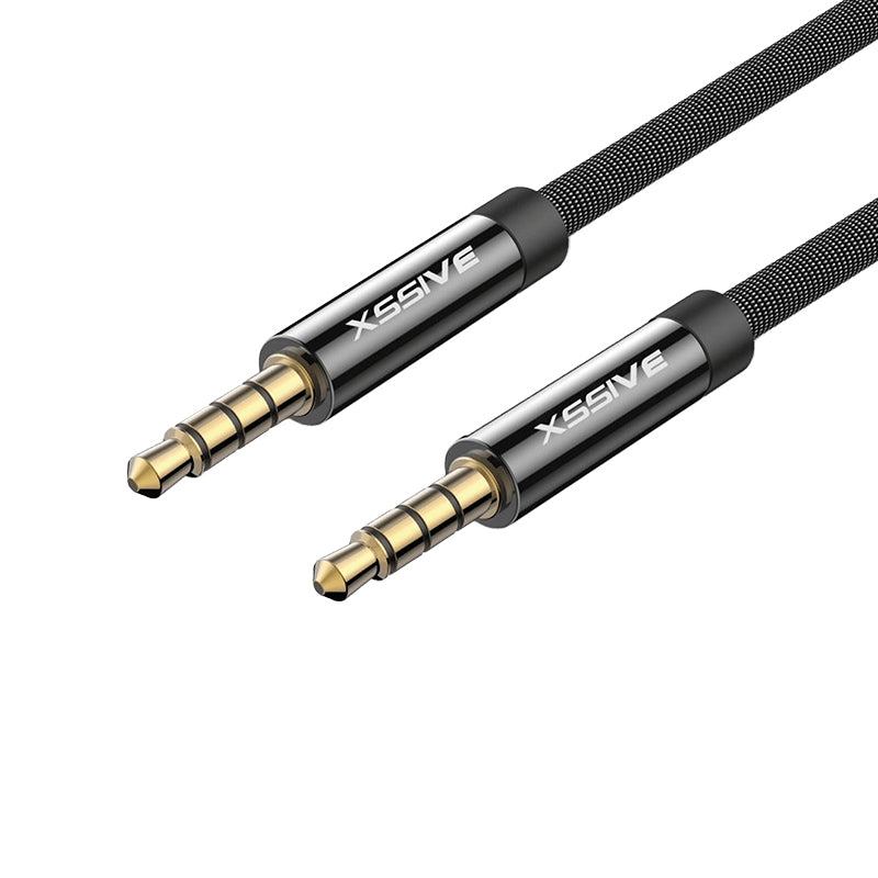 Xssive 3.5mm Aux Audiokabel – 2m Stereo Jack naar Jack Kabel – Geschikt voor Auto, Koptelefoon, Speaker, Telefoon – XSS-AUX2M