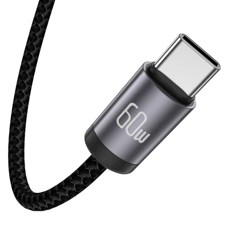 60 W PD firm braided oplaad kabel Type C to Type C B27 - Jellico