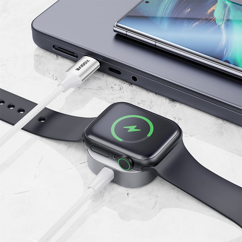 XSsive 2-in-1 Magnetic Charging Cable – 1.2M – USB-C – Suitable for Smartwatches
