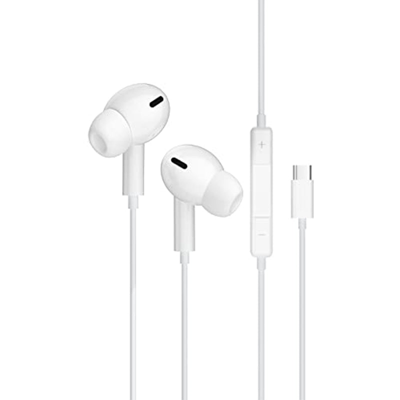 Earpods 3,5 mm met tpye C aansluiting - Jellico X12